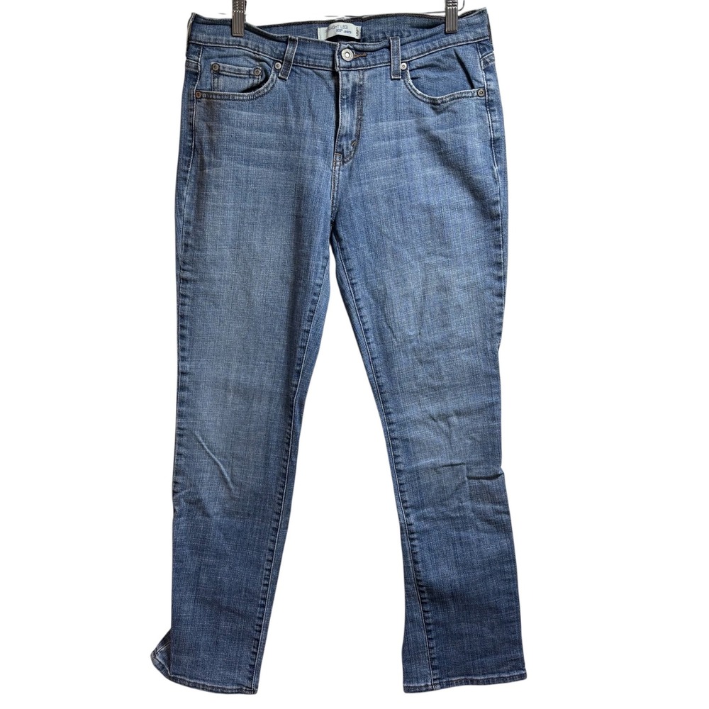 Levis 505 Straight Leg Jeans Womens Size 10‎ Medium Wash Denim #884